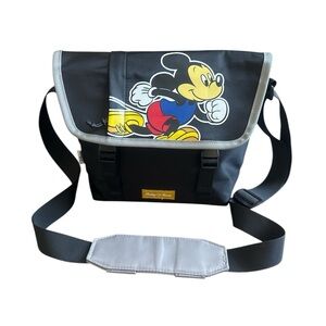 Disney Mickey Mouse Messenger Bag - Black and Gray